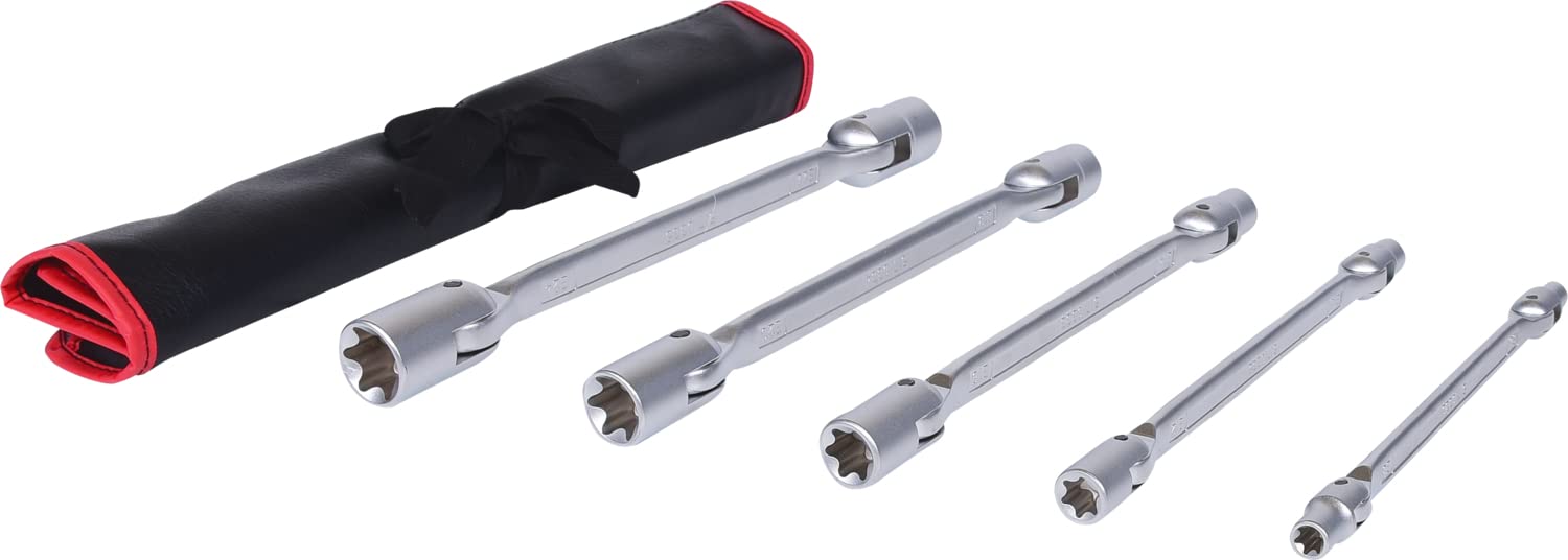 KS Tools 517.0340 Zestaw podwójnych kluczy przegub Torx-E, 5-szt, E6xE8-E22xE24