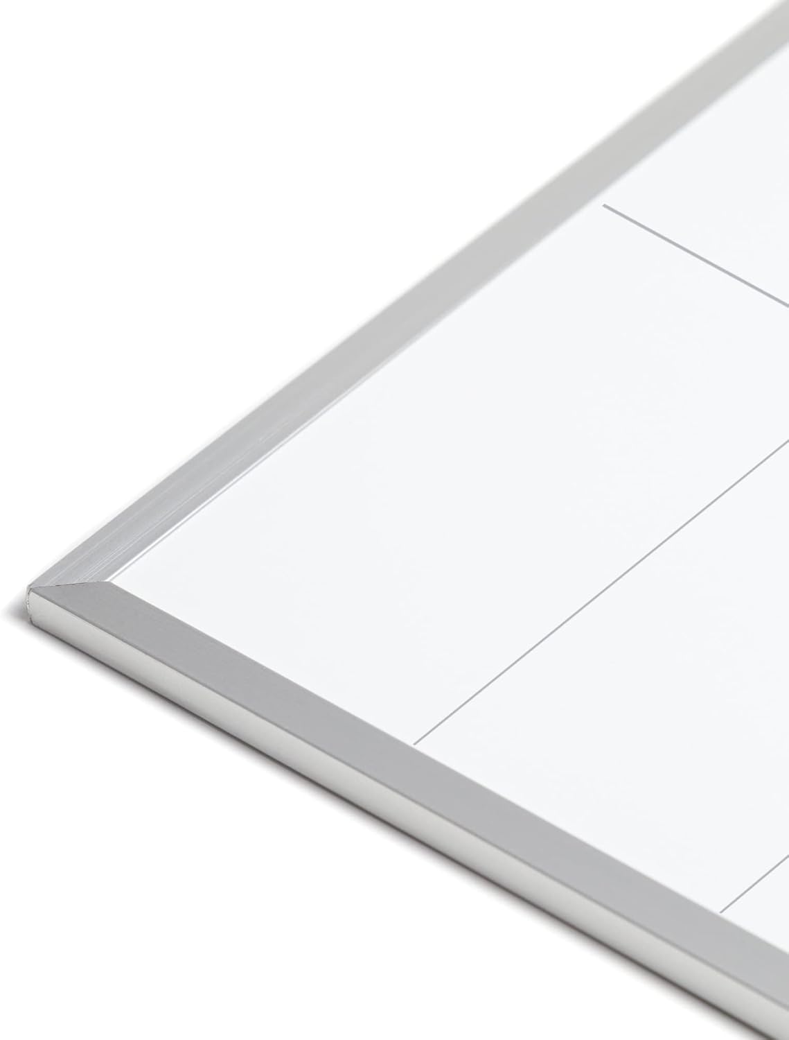 U Brands Magnetic Dry Erase Calendar White Board, 16" x 20" Inches, Silver Aluminum Frame