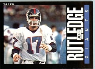 1985 Topps Football Card #122 Jeff Rutledge Mint