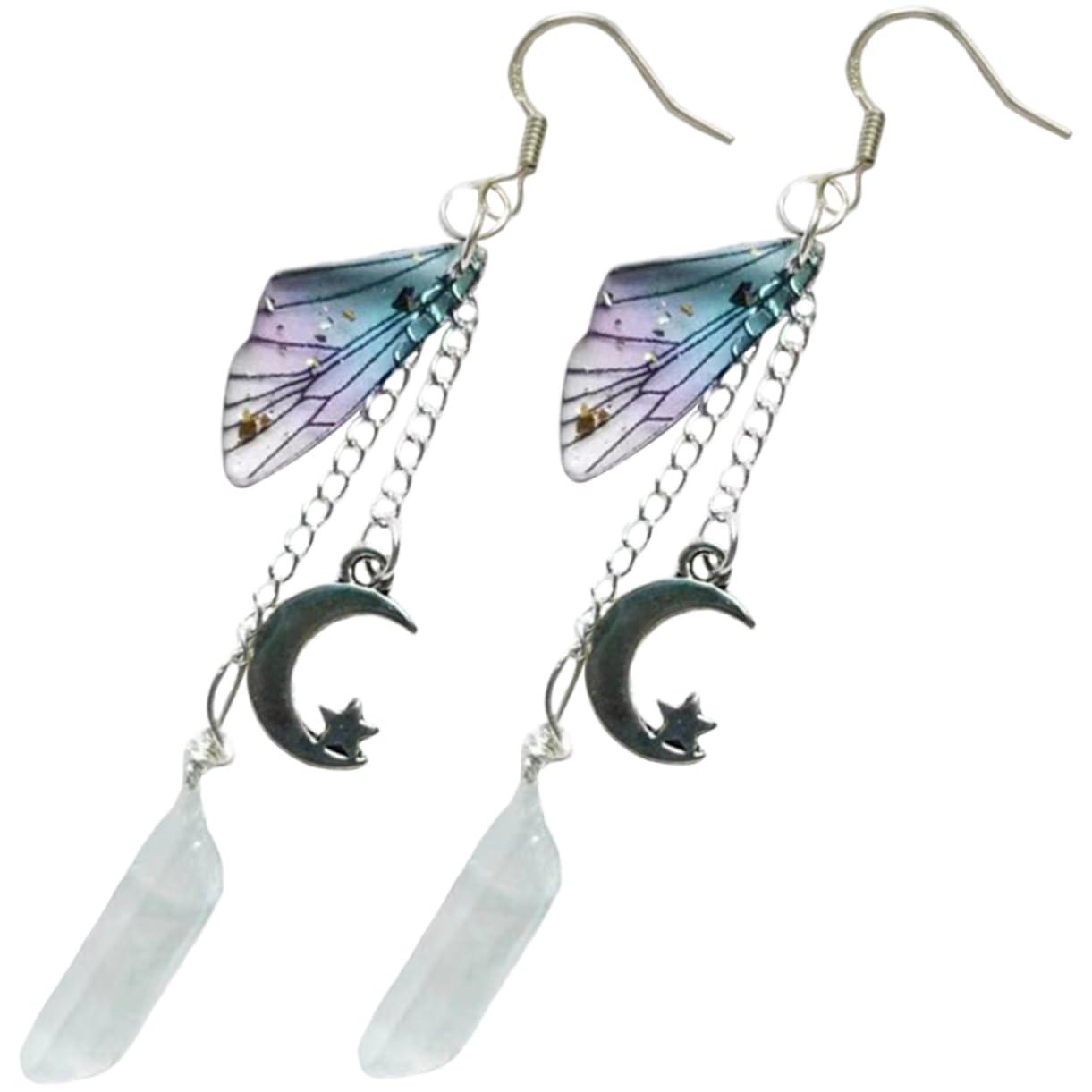 Charme de papillon et lune suspendue pour un style fée unique et intemporel - 8