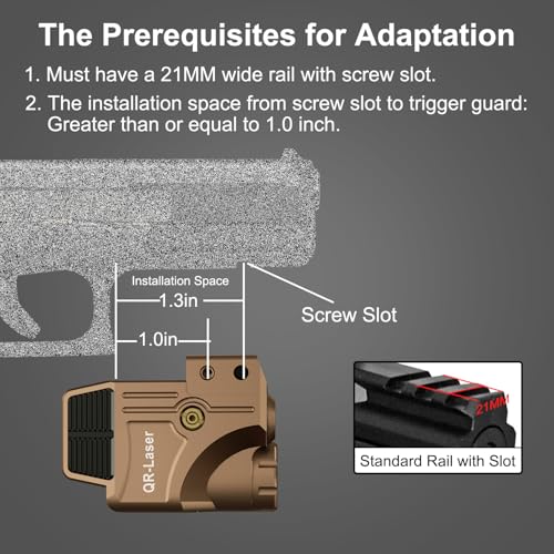 3 in 1 Purple Blue Laser Light Combo, 800 Lumens Tactical Flashlight Laser Sight, Built-in USB Rechargeable Battery, Adjustable Compact Tactical LED Light Laser Beams for Handguns with a Rail