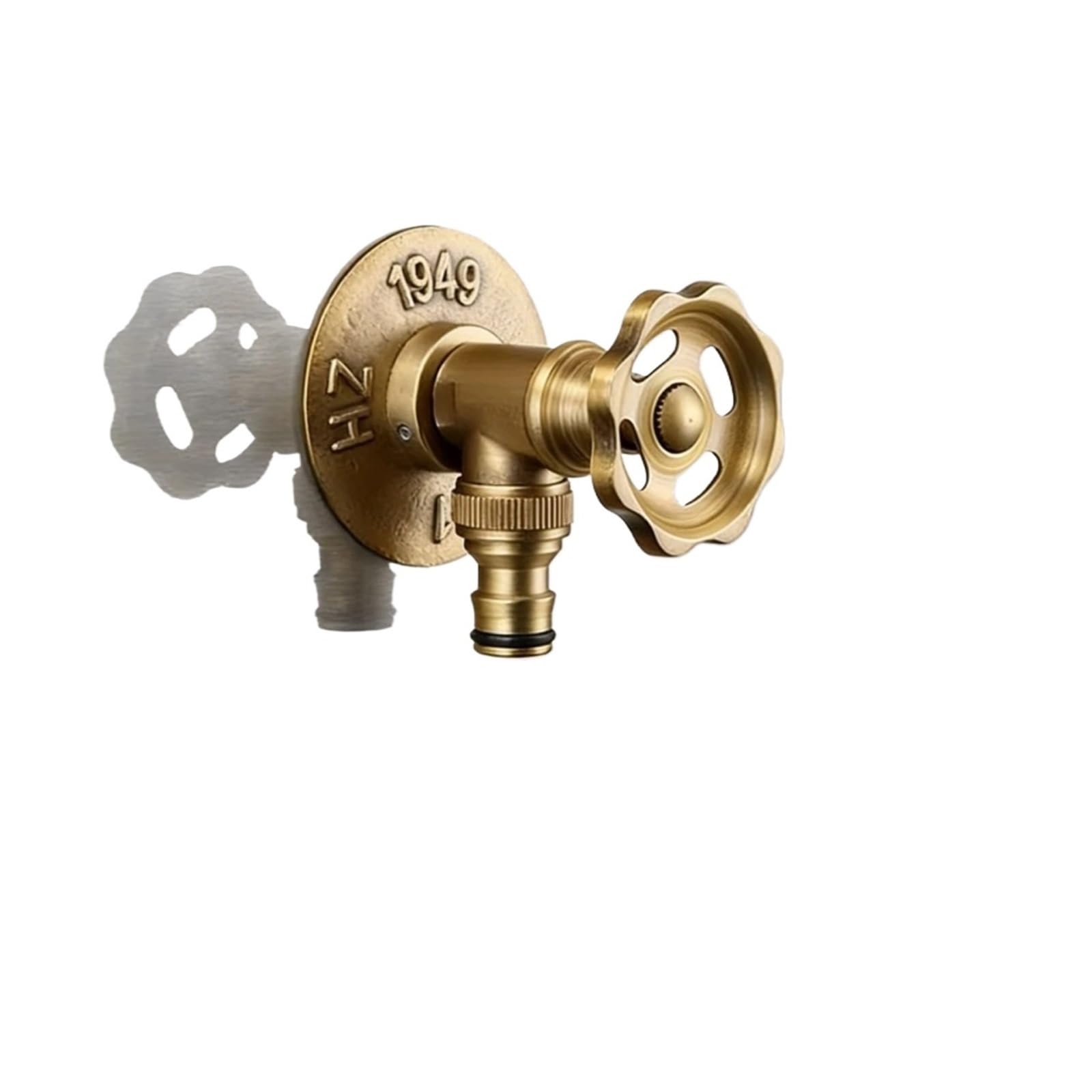 Garden Taps Faucet Single Cold Garden Courtyard Antifreeze Crack Outdoor Retro Brass Column(Type2)