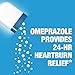 Zegerid OTC, 24-Hour Heartburn Relief, Acid Reflux Medicine and Antacid, Treats Frequent Heartburn, Omeprazole 20mg + Sodium Bicarbonate, Proton Pump Inhibitor (PPI), 42 Capsules