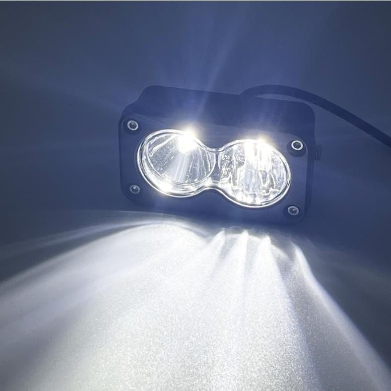 Image of Compatible fits Ridstar Q20 Ebike Headlight, 6500K 20W Super Bright Waterproof LED Light for Ebike, 3 Pin Universal 12V-60V for Ebike, Motorcycle, ATV
