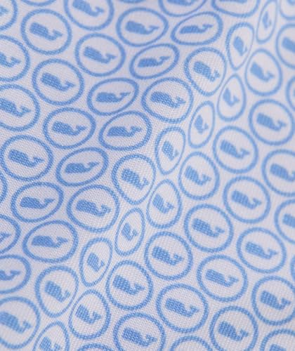 Image of vineyard vines Boys' Printed Sankaty Performance Polo, Whale Dot - White, 7