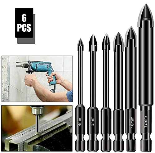 Set de 6 brocas diamantadas para vidrio y cerámica miniatura 7