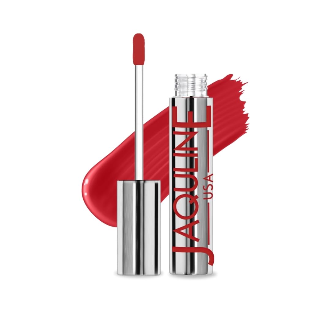 JAQULINE USA RIZZ Bold Liquid Lipstick | Glossy Matte Finish | Enriched with Vitamin E | Long Lasting Formula | Unique Texture | Smooth Application | Transfer Proof - Quirky Rizz, 3.5ml