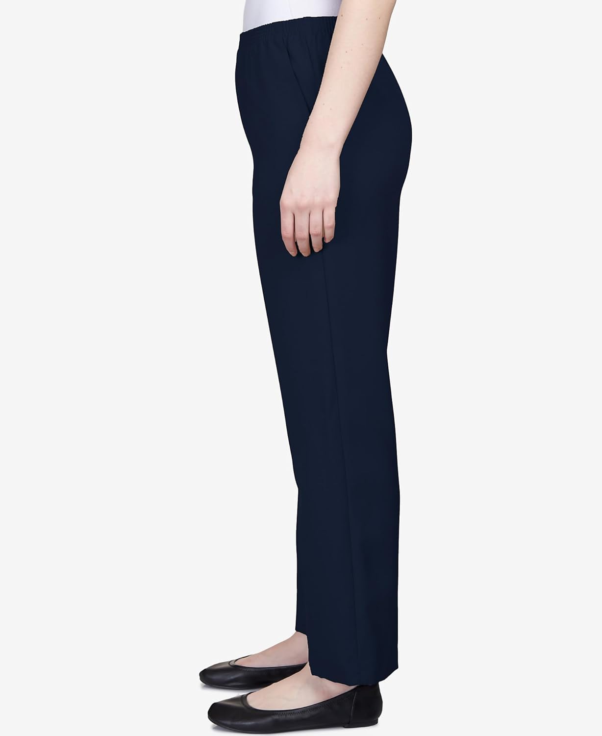 Alfred Dunner All Around Elastic Waist Cotton Short Twill Pants - Image 9