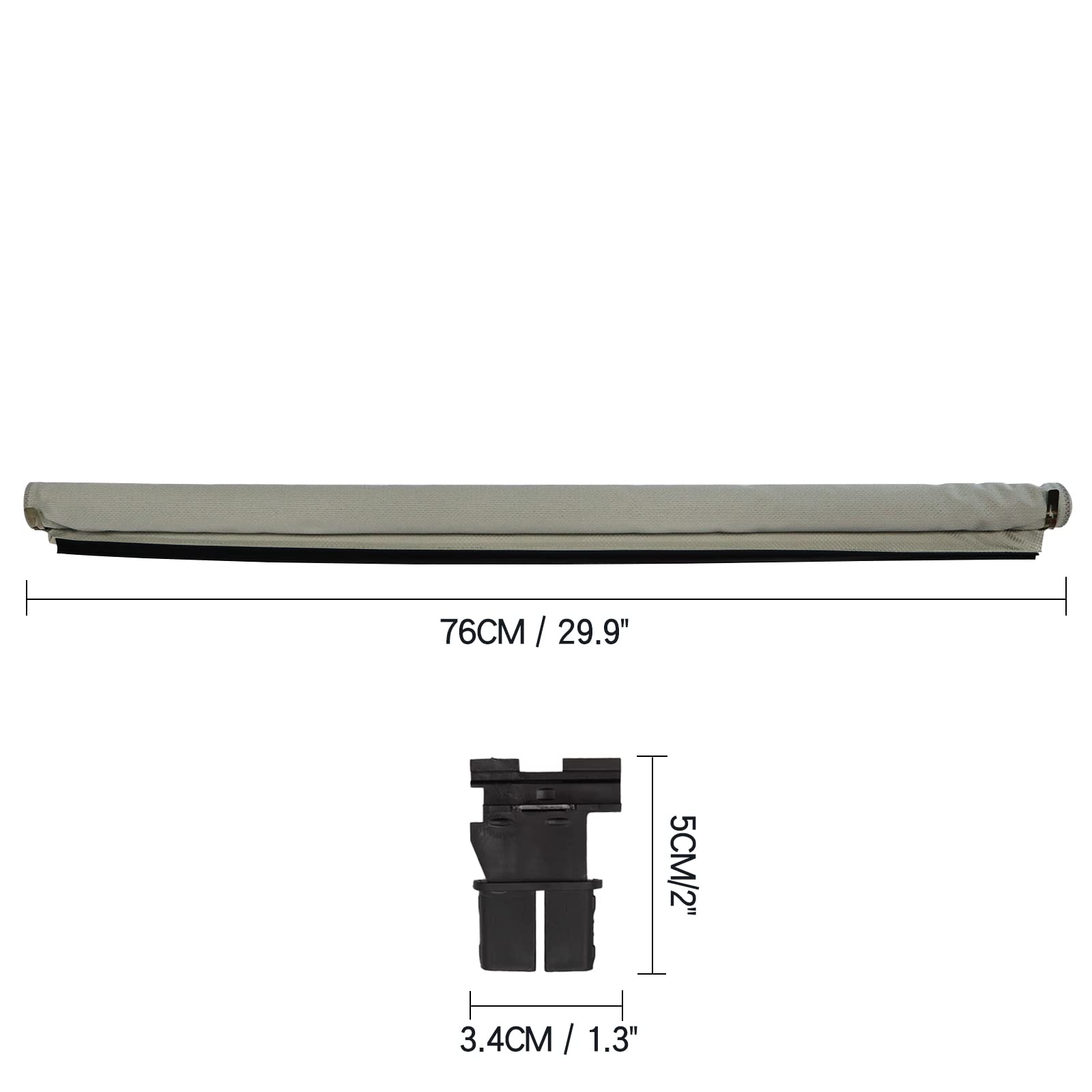 Auto Sonnenblende Vorhänge Dachluke Shutter Dachfensterrollladen Schiebedach Sonnenschutz Vorhang für VW Audi Q5 1K9877307B Grau