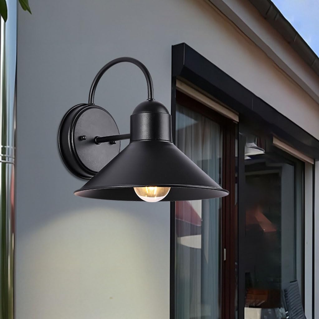 Applique Murale Exterieur Applique extérieure Lampe de Grange Lampe de Jardin étanche Lampe de Porte de Villa Balcon Couloir Lampe d'allée Luminaire Exterieur