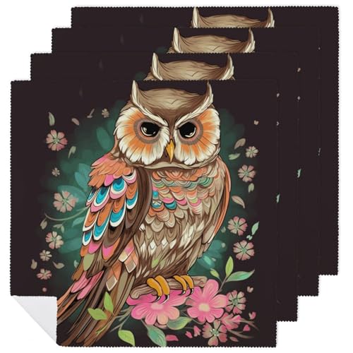 Servilletas de Tela Anime Owl 18x18 Pulgadas Pack 4 miniatura 1