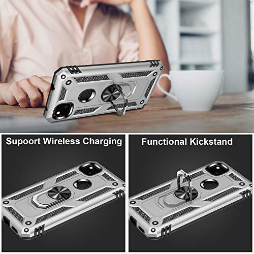 Coque de protection Google Pixel 4a argent avec finitions métallisées - 4