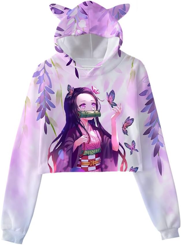 Gofrvikoe Sudadera con capucha de anime novedoso, sudadera con capucha para adultos y jóvenes, sudadera con capucha de anime para hombres y mujeres