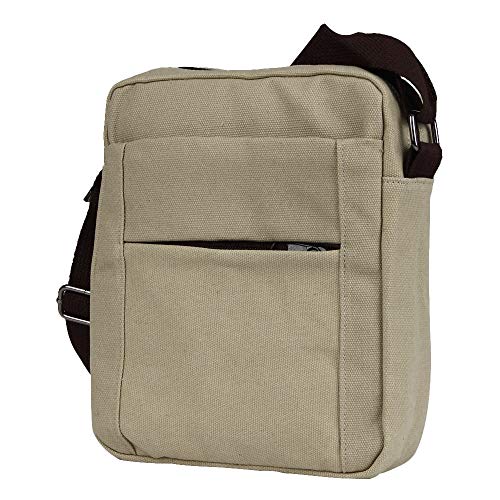 MaNMaNing Hombre Bolso de Hombro Modelos Mochila Escolar de Lona Bolsa de Estudiante