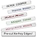 Label Weavers 72 Pre-Cut Sew-on Woven Name Tapes/Tags for School/Camp/Care Home