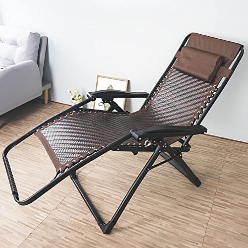 Fauteuil inclinable pliante zero gravity extérieur pour terrasse jardin et pelouse - 3
