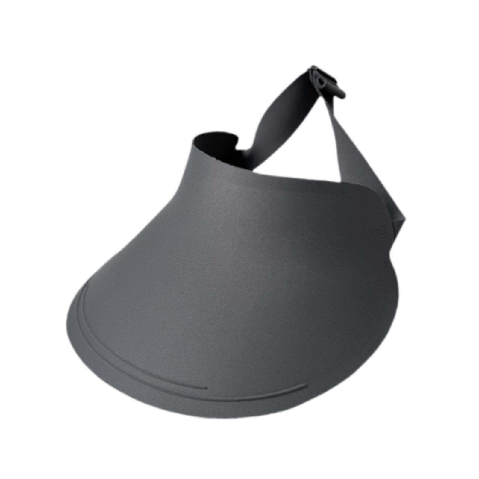 Women Sun Hat Breathable Wide Brim Sun Visor Hat for Holiday Vacation Summer Dark Gray-image-45