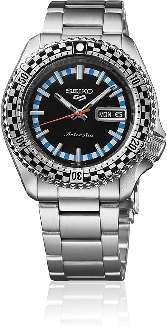 Seiko Watch Five Sports SKX Men's Wristwatch, Dial: Black (6119-7170 Motif), Bracelet Type