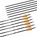 YLS Carbon Archery Arrows Practice Arrows Detachable Arrowhead and Nock 3 inch Streamlined TPU Feathers Perfect for Youth BeginnerTarget Practice and Outdoor Shooting