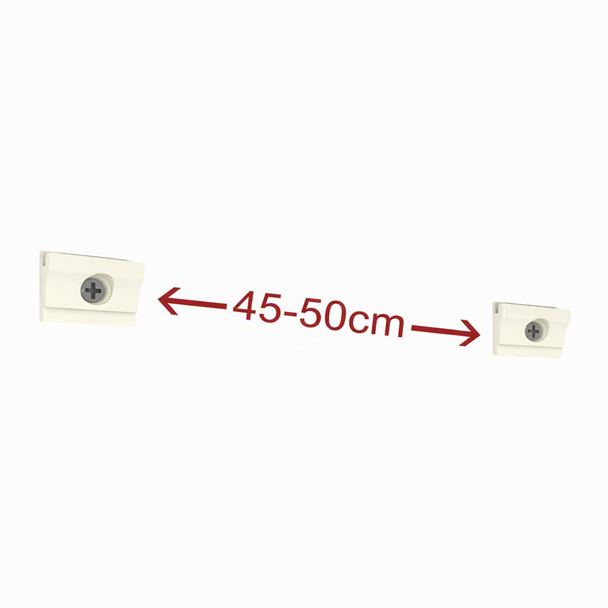 Colgar cuadros sin agujeros - Pack Basic RM | Ganchos para colgar incluidos | Guía de aluminio 150 cm | Soporta hasta 35 kg/ml | Ideal oficinas, galerías y bibliotecas (Guia Plata, 150cm)
