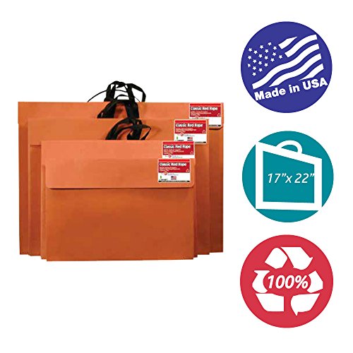 Image of Star Products 219H Classic Red Rope Artist Portfolio w /Sturdy Nylon Handle, 17 inch x 22 inch