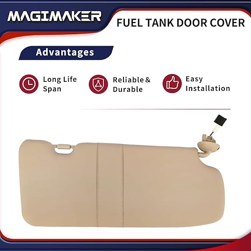 Miniatura 4 de Magimaker Visera solar lateral para Honda CRV 2017 2018 2019 2020 2021 2022 Reemplazo 83280-TLY-H11ZB delantero izquierdo  Pantalla de protección