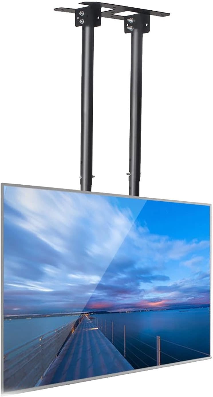 Support TV plafond inclinable réglable pour éviter les reflets de lumière
