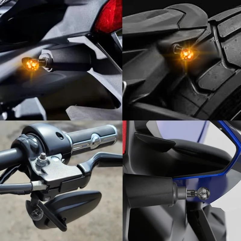 Clignotant Universel Pour Moto Résistant Eau Feux Signalisation Éclairage
