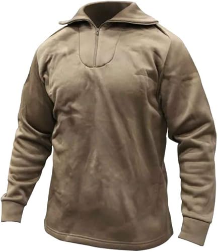 USGI Military Poly Pro Long John - Camisa de ropa interior con cremallera de 14