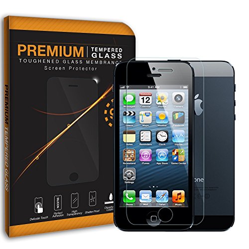 iPhone SE Screen Protector, Designs TM [iPhone SE] - 9h Hardness Premium Tempered Glass Screen Protector Real Explosion-Proof/Anti-Scratch/Anti-Shatter/Oleophobic Coating/Ultra Clear [1-Pack]