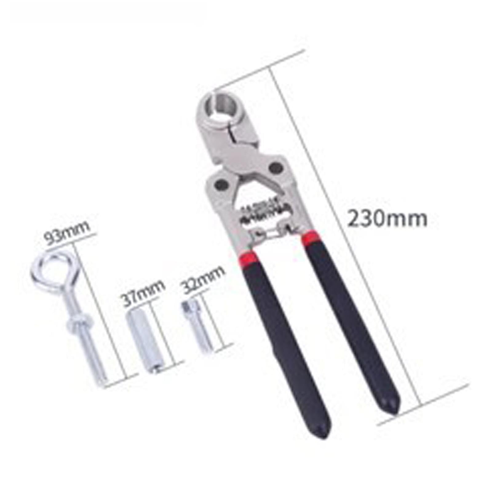 Qianly Pince pour L'extraction Des Tuyaux de Chauffage Au Sol, Professionnelle, Haut de Gamme, En Acier Allié Haute Performance, avec Tournevis