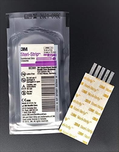Butterfly Stitches Skin Closures 3 x Mixed Sizes First Aid Refill Pack, 3 Count (Pack of 1) - Image 3