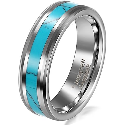 JewelryWe Par de Alianzas de Boda Anillos de Compromiso Cover