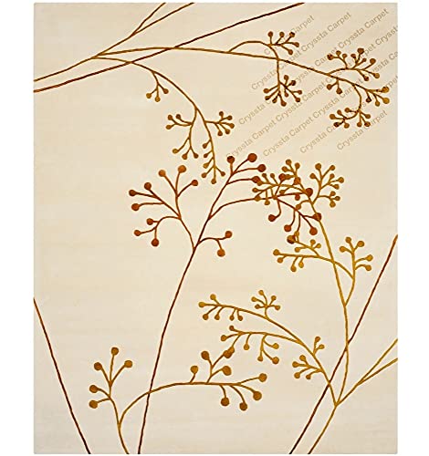 Image of Woolen Modern Collection Tufted Carpet for Living Room Bedroom and Hall Size 10 x 14 Feet Color Multi-3