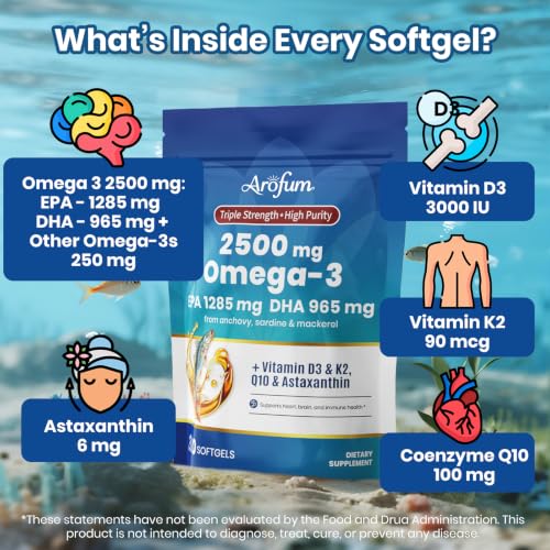 Arofum Omega-3 with D3 K2