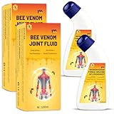 Muskel & Gelenk Fluid, Gelenke Bienengift Creme, Pflegende Einreibung, lockert, entspannt und regeneriert, für Knie, Rücken, Nacken, Hände Applikator-Lindert Muskel- und Gelenkschmerzen - 200 ml