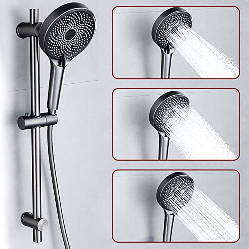 Combo de regadera de mano ajustable y soporte de pared miniatura 2