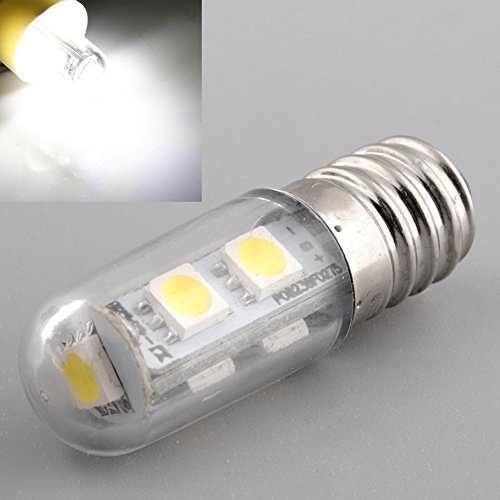Gladle E14 1 W 7LED 5050 SMD 60  80LM 6000  6500 K Natural luz Blanca LED de frigorífico Bombilla (220 V)