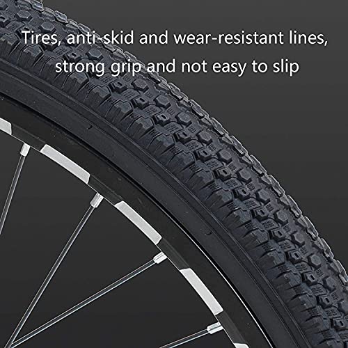 COUYY Fahrräder mit Trainingsrädern, Mountainbikes für Jungen im Alter von 9-14, mit Schutzhülsen und stehenden Fahrrädern – Bild 5