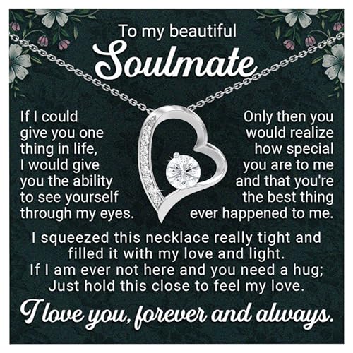 To My Beautiful Wife Necklace Hot Doe Forever Love Jewelry From Lover Husband to Beautiful Woman