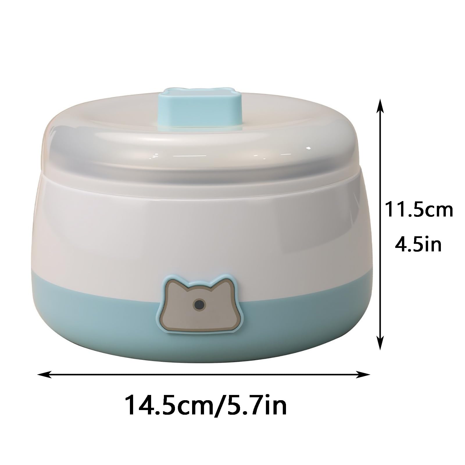 Yaourtière, Capacité 1 L, Facile À Utiliser, Compacte et Portable, Idéale pour La Préparation de Yaourts Maison, De Vin De Riz et De Natto(Silver)