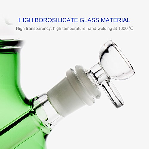 REANICE Beaker ijsbong glas percolator pijp voorkoeler 14 mm 31,5 cm waterpijp Hookah Bubbler Bongs - Image 7