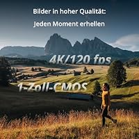 DJI Osmo Pocket 3 + Mic 2 (2 Sender + 1 Empfänger + Ladeschale), Vlogging-Kamera mit 1″ CMOS und 4K/120 fps, 3-Achsen-Stabilis., Schnellfokus, Gesichts-/Objektverfolgung, 2-Zoll-Touchscreen – Ansicht 2