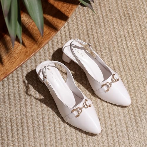 Image of TRASE Block Heels Sandals for Women, Flashy-I Stylish & Comfortable Footwear