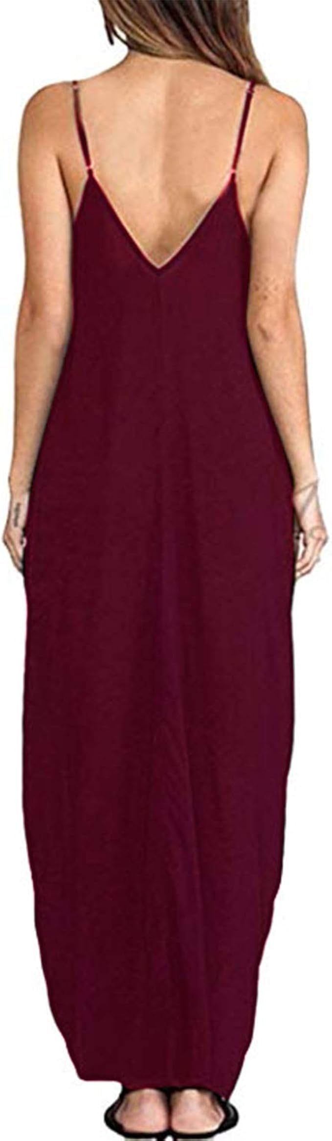 backless maxi dress casual