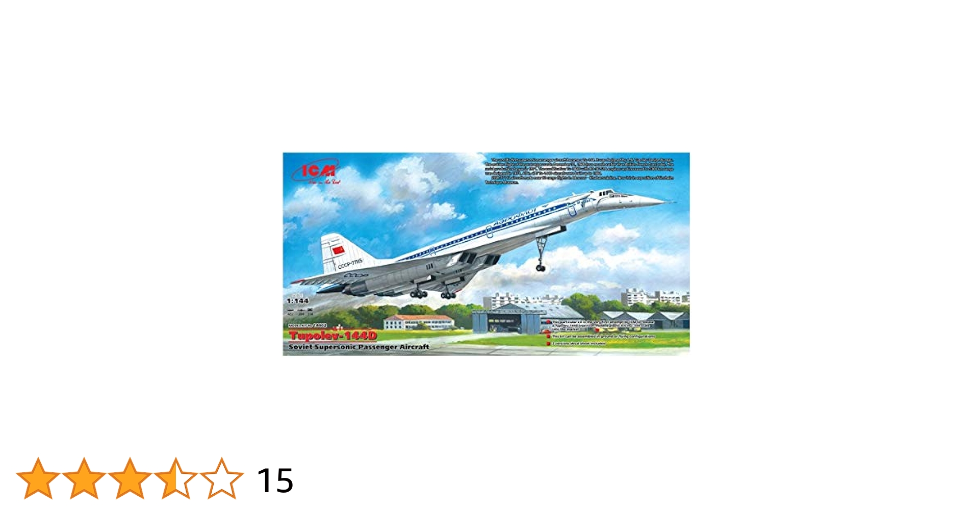 Amazon | アイシーエム ICM 1/144 ソ連 ツポレフ Tu-144D 超音速