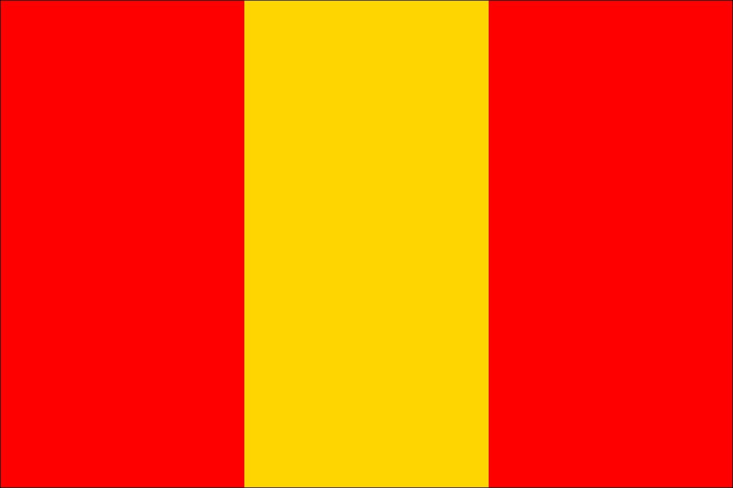 Drapeau Praskolesy BE CZ aux finitions haute densité