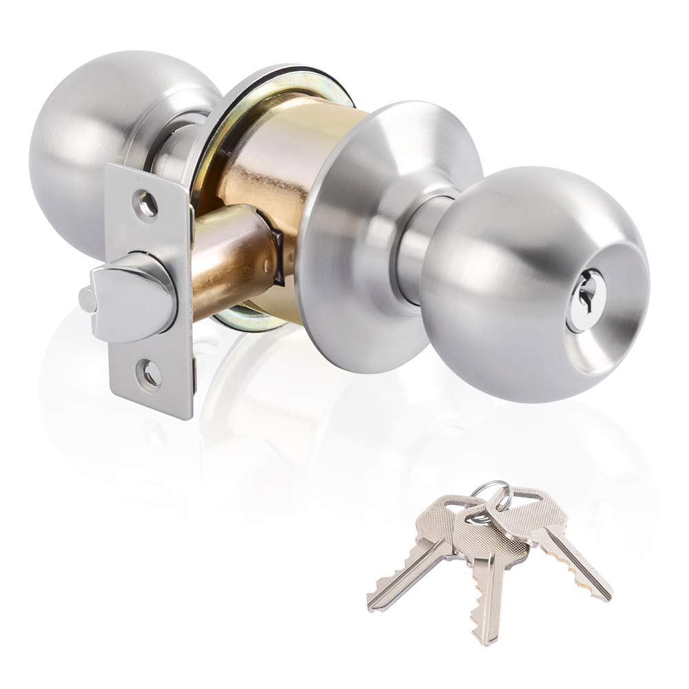 Buy Door Knob with Key Lock Keyed Door Knob Lock Interior and