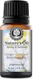 Ginger Crushed Rosemary Fig Fragrance Oil (15ml) For Diffusers, Soap Making, Candles, Lotion, Home Scents, Linen Spray, Bath Bombs, Slime