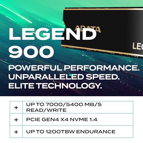 ADATA LEGEND 900 - PCIe Gen4 x4 M.2 2280 Solid State Drive   - Additional View